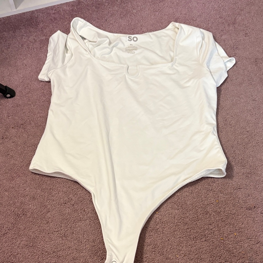 SO Classic White Bodysuit